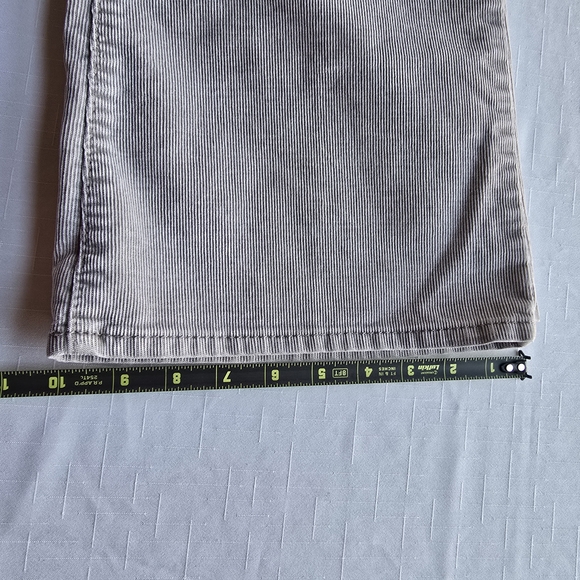 GAP Women's Gray Long Lean 70's Inspired Cordurary Jeans - Picture 7 of 9